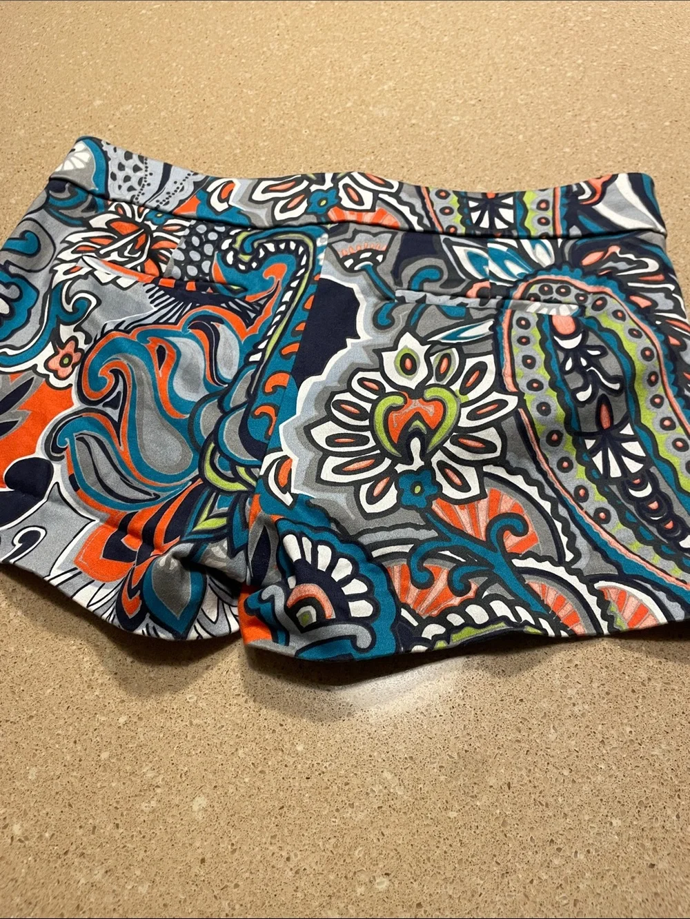 Women's Moonglow Paisley Print Stretch Shorts